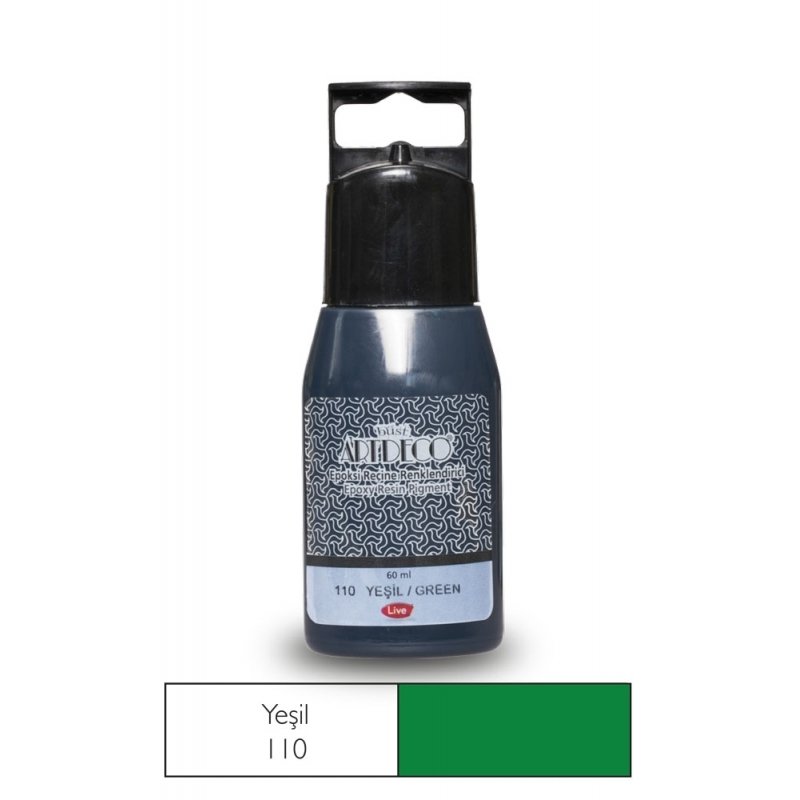 Epoksi Reçine Renklendirici 60ml - Yeşil 110