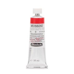 Mussini Yağlı Boya 35ml. Seri 3  N:364 Vermillion Red Hue