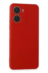 Newface Vivo Y16 Kılıf First Silikon - Kırmızı