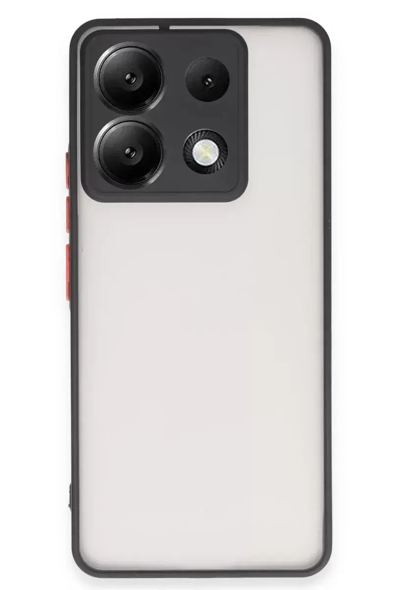 Newface Xiaomi Redmi Note 13 Pro 5g Kılıf Montreal Silikon Kapak - Siyah