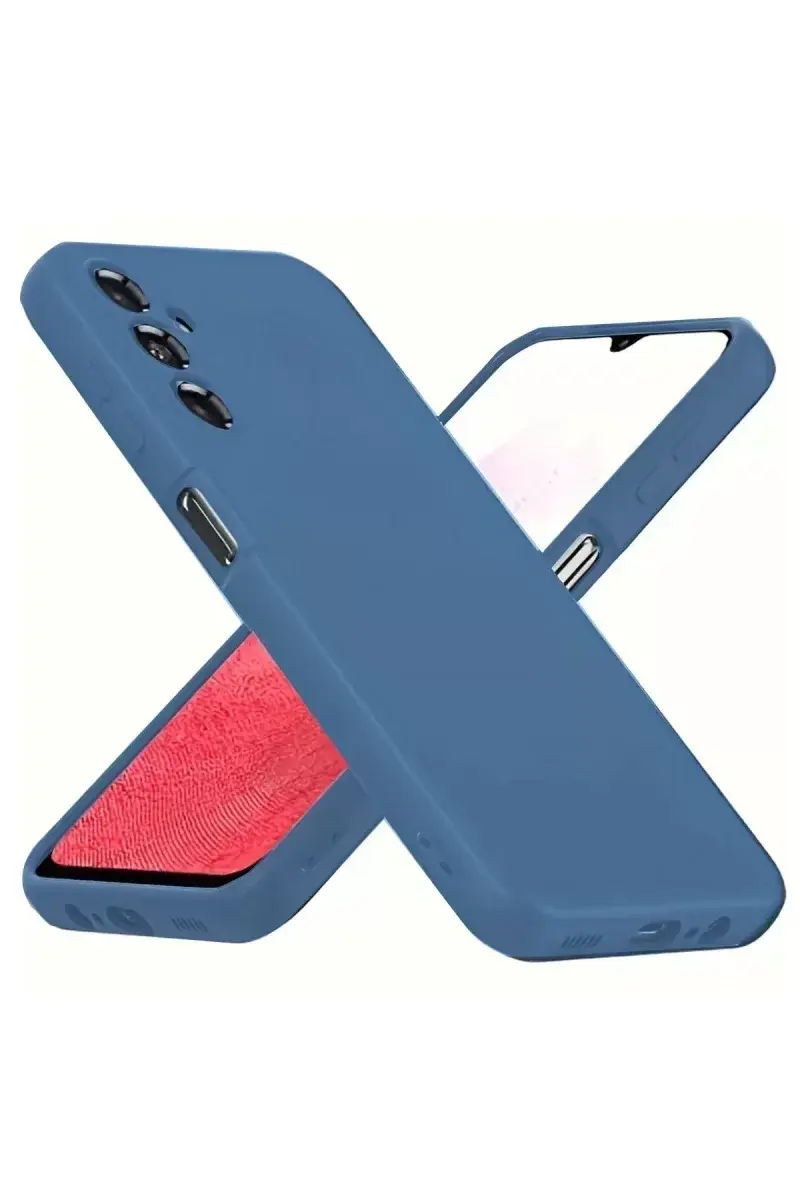 Newface Samsung Galaxy A34 5g Kılıf First Silikon - Mavi