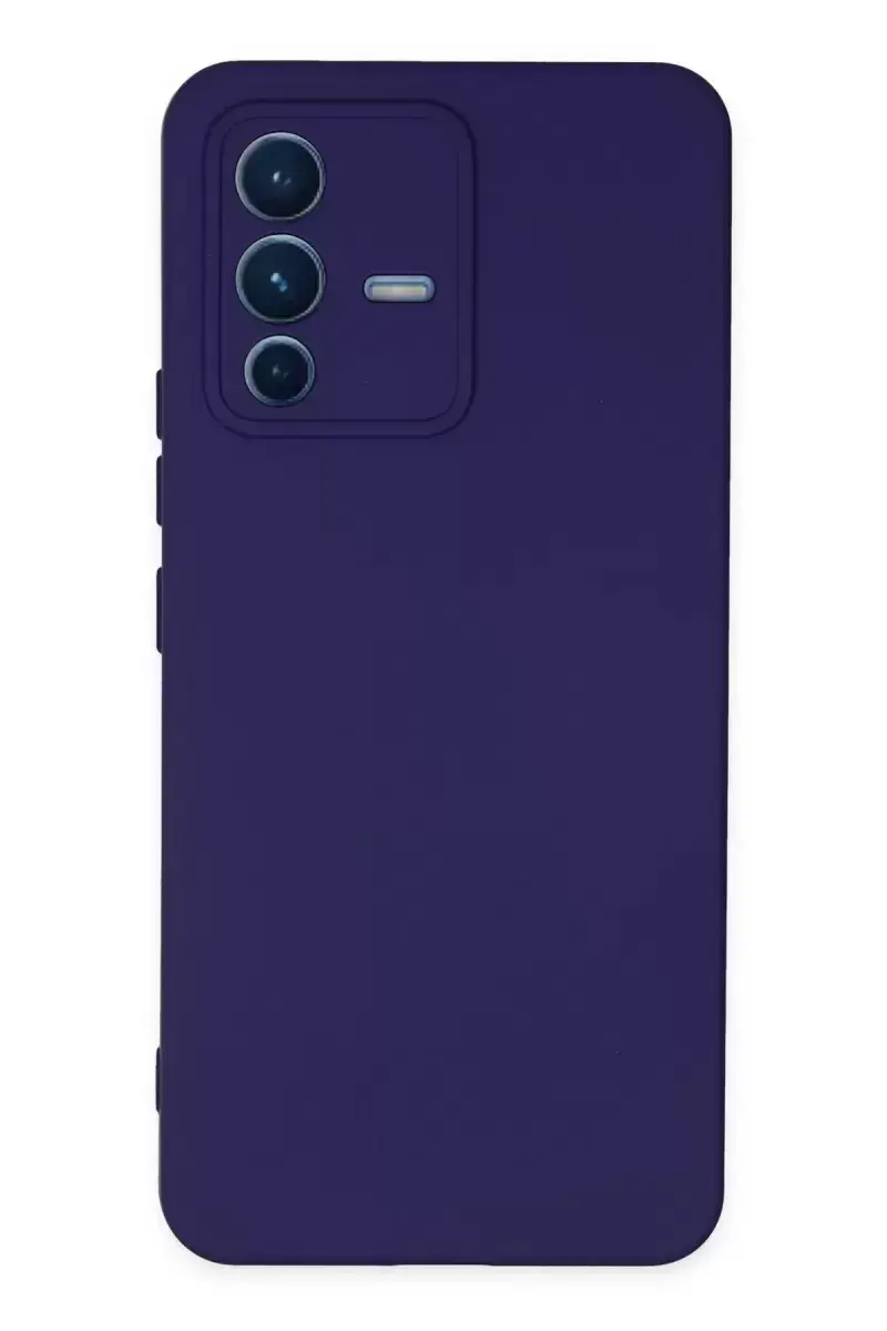 Newface Vivo V23 5g Kılıf Nano İçi Kadife Silikon - Mor