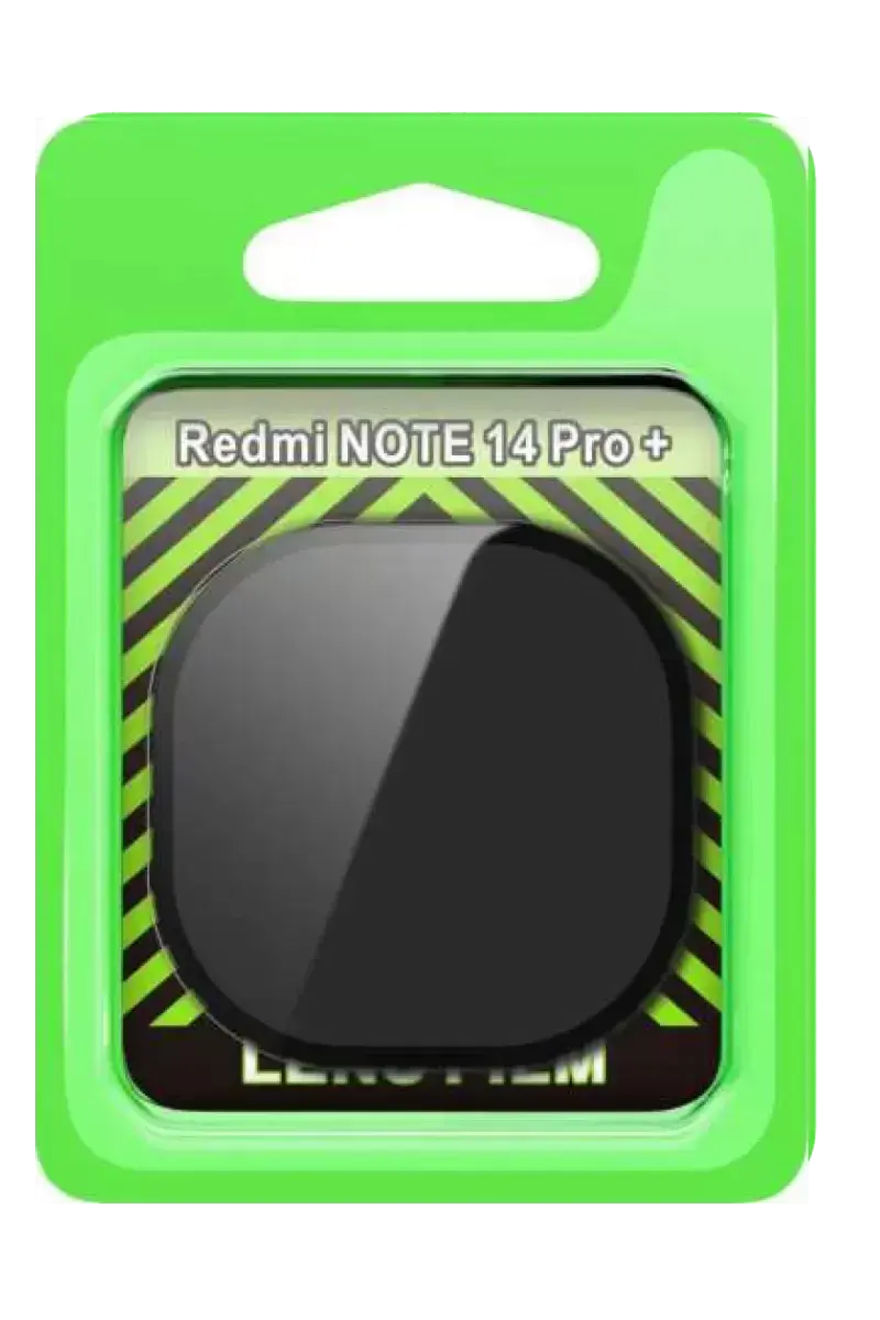 Newface Xiaomi Redmi Note 14 Pro Plus Raze Metal Kamera Lens - Siyah