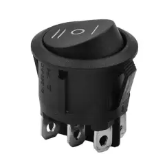 Ic-134-6 Yuvarlak On-off-on 6p Switch Anahtar