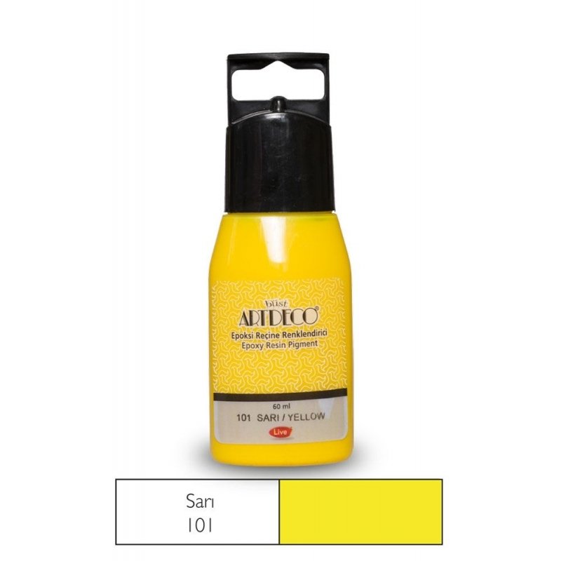 Epoksi Reçine Renklendirici 60ml - Sarı 101