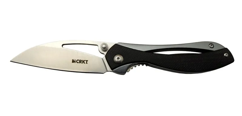 Crkt Pleroma 821a Bk Kamp / Outdoor Çakı 18cm - Manuel, Kemerlikli, Kutulu