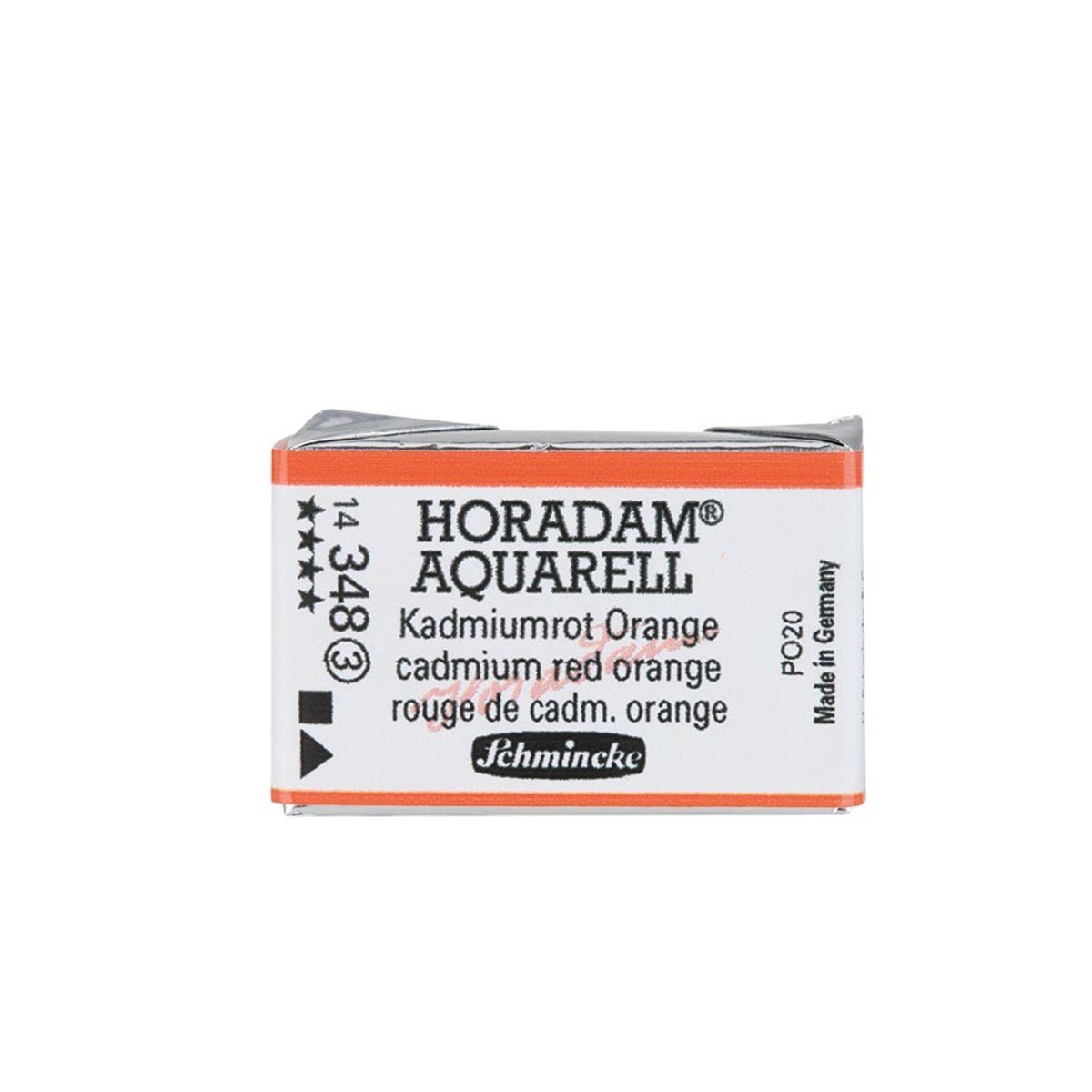 Horadam Artist Tam Boy Tablet Suluboya - Cadmium Red Orange - Seri 3