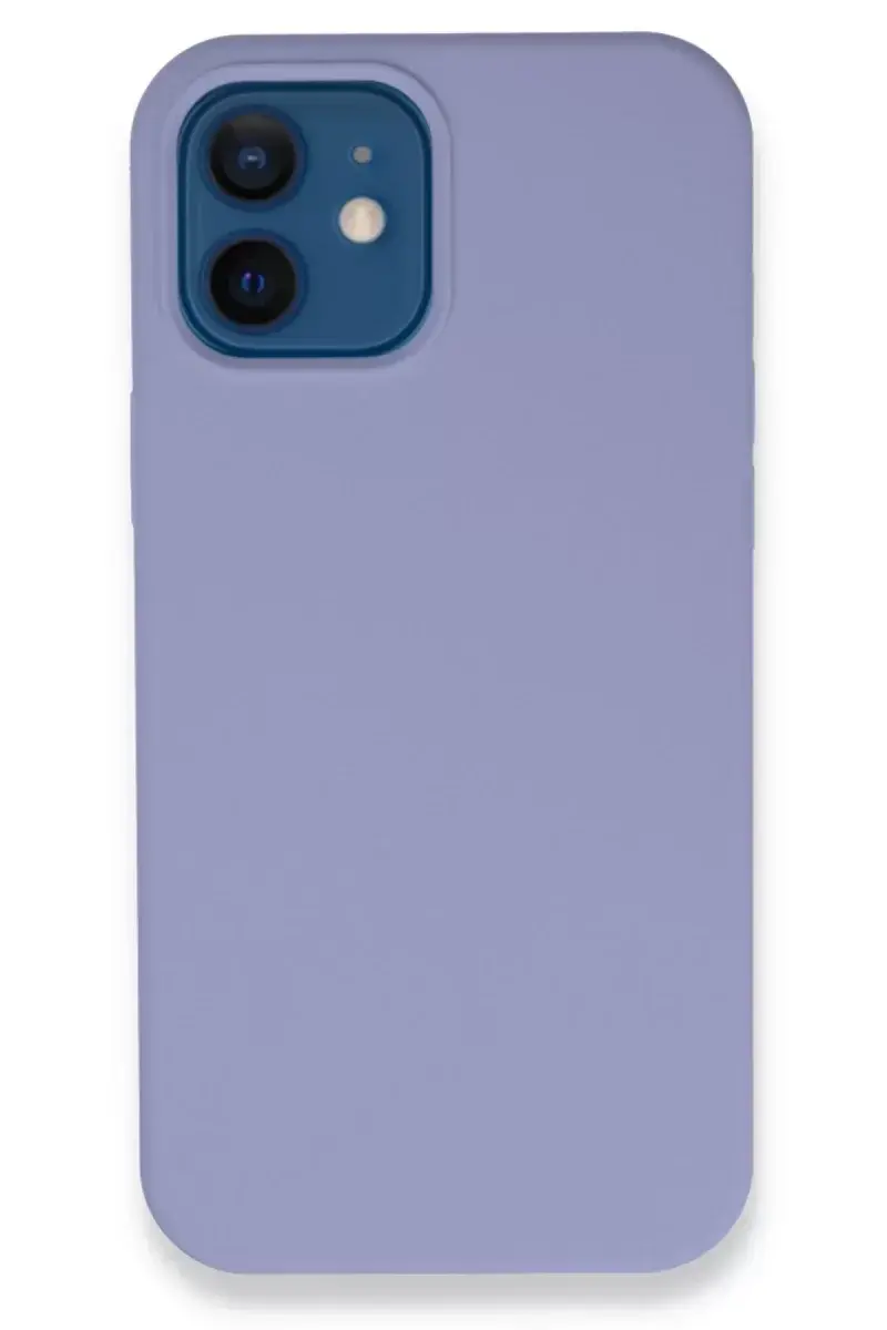 Newface İphone 12 Kılıf Lansman Legant Silikon - Lila
