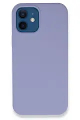 Newface İphone 12 Kılıf Lansman Legant Silikon - Lila