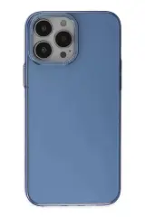 Newface İphone 14 Pro Kılıf Anka Pc Sert Metal Kapak - Mavi
