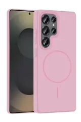 Joko Samsung Galaxy S25 Ultra Broş Magsafe Kapak - Pembe