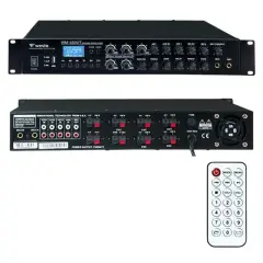 Westa Wm-450ut 450w 6 Bölge Kontrollü Profesyonel Mikser Anfi Bluetooth, Usb Ve Eko Destekli Hat Trafolu Güç Ünitesi