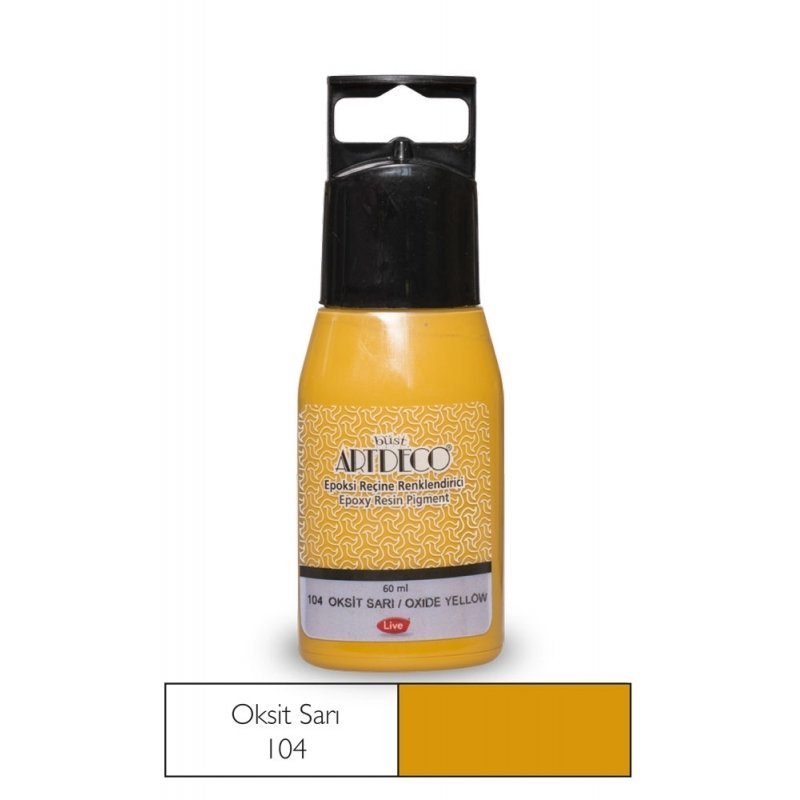 Epoksi Reçine Renklendirici 60ml - Oksit Sarı 104