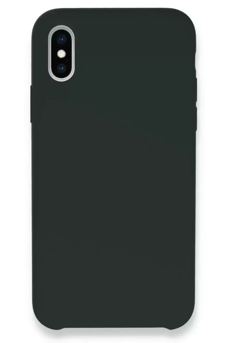 Newface Apple İphone Xs Max Kılıf Lansman Legant Silikon - Koyu Yeşil