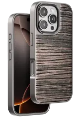 Venco Apple İphone 16 Pro Wave Kapak - Kahverengi