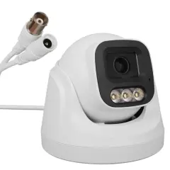 Plato Pl-37711 Ahd Dome Güvenlik Kamera 2mp 3.6mm 3 Warm Led Sesli Renkli Gece Görüş (mikrofonlu)