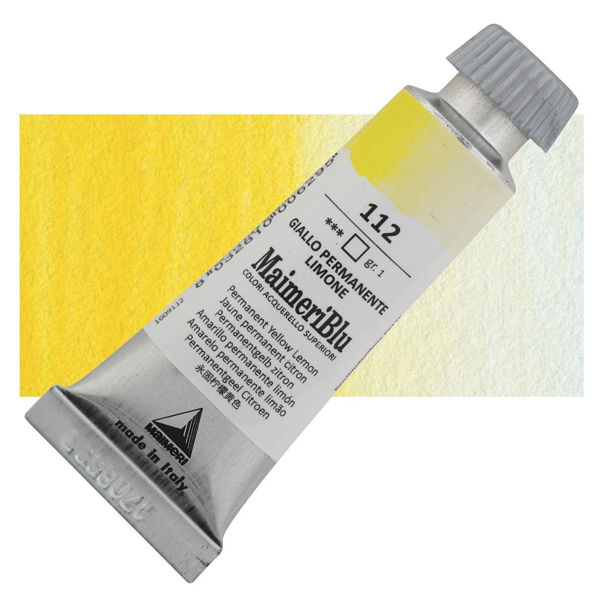 Blu Tüp Suluboya 12ml N:112 Permanent Yellow Lemon
