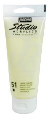 Studio Akrilik Boya - Bright Yellow - 100ml - N:51