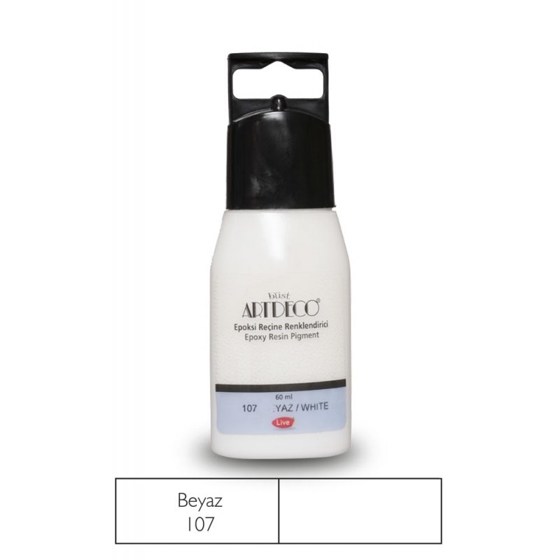 Epoksi Reçine Renklendirici 60ml - Beyaz 107