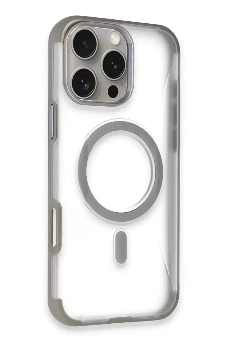 Joko İphone 16 Pro Max Hilton Magsafe Kapak - Titan Gri