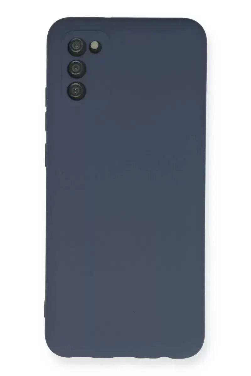 Newface Samsung Galaxy A03s Kılıf Nano İçi Kadife Silikon - Gri