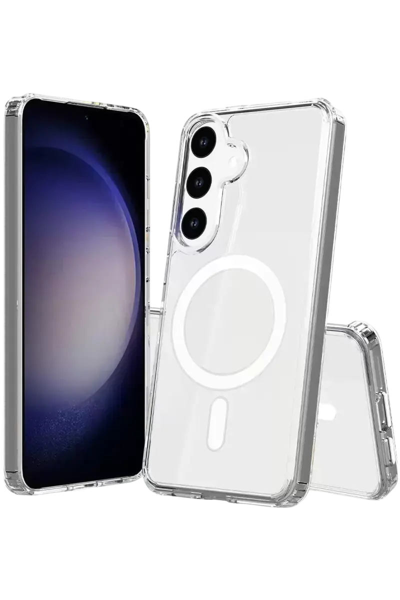 Newface Samsung Galaxy S26 Plus Magneticsafe Şeffaf Silikon - Şeffaf