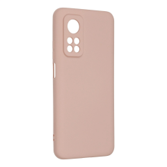 Xiaomi Mi 10t Kılıf Nano İçi Kadife Silikon - Pudra