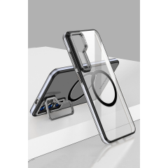 Joko Samsung Galaxy S24 Crystal Magsafe Kapak - Siyah