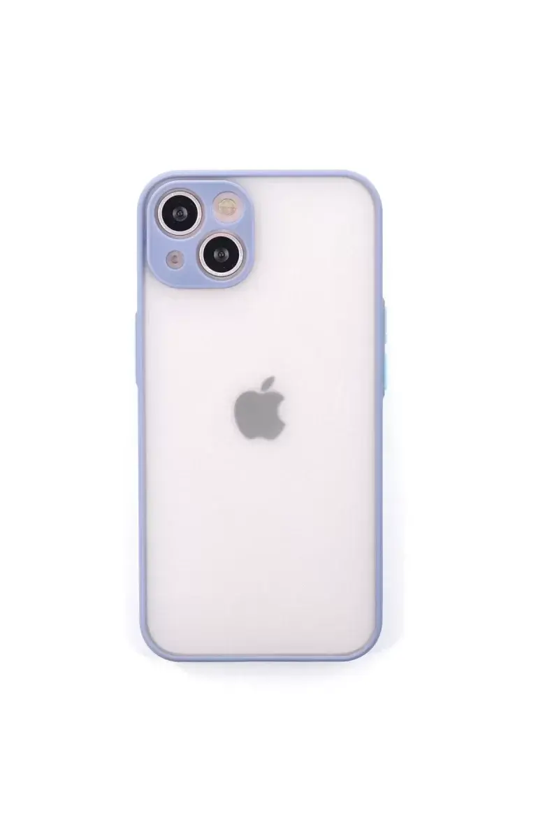 Newface İphone 14 Kılıf Montreal Silikon Kapak - Gri