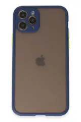 Newface İphone 11 Pro Kılıf Montreal Silikon Kapak - Lacivert