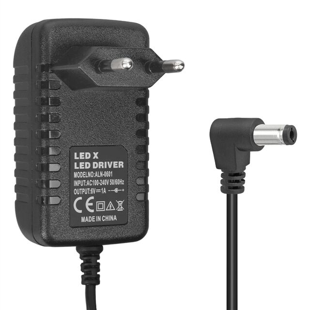 Powermaster Pm-13782 6 Volt - 1 Amper 5.5*2.5 Mm Uçlu Priz Tipi Adaptör
