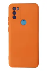 Newface General Mobile Gm 21 Plus Kılıf Nano İçi Kadife Silikon - Turuncu