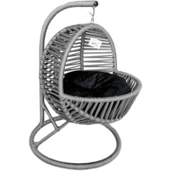 Markapet Kedi Salıncağı Hamak Yatak 43-45-69 cm Gri