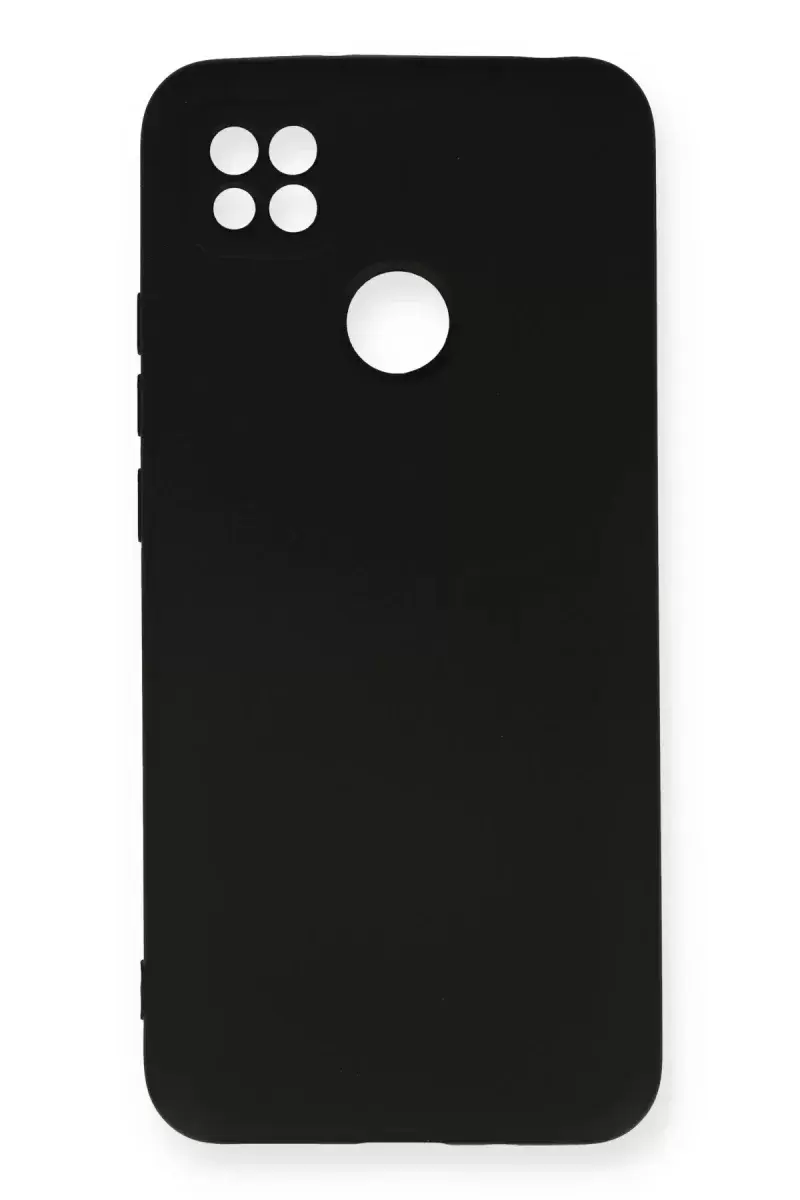 Newface Xiaomi Redmi 9c Kılıf Nano İçi Kadife Silikon - Siyah