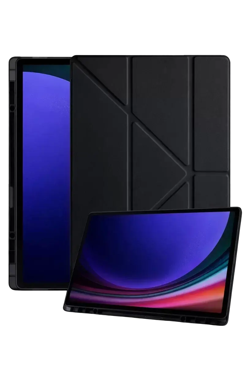 Newface Samsung Galaxy X930 Tab S11 Ultra 14.6 Kalemlikli Mars Tablet Kılıfı - Siyah