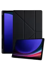 Newface Samsung Galaxy X930 Tab S11 Ultra 14.6 Kalemlikli Mars Tablet Kılıfı - Siyah