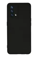 Newface Oppo A74 4g Kılıf Nano İçi Kadife Silikon - Siyah