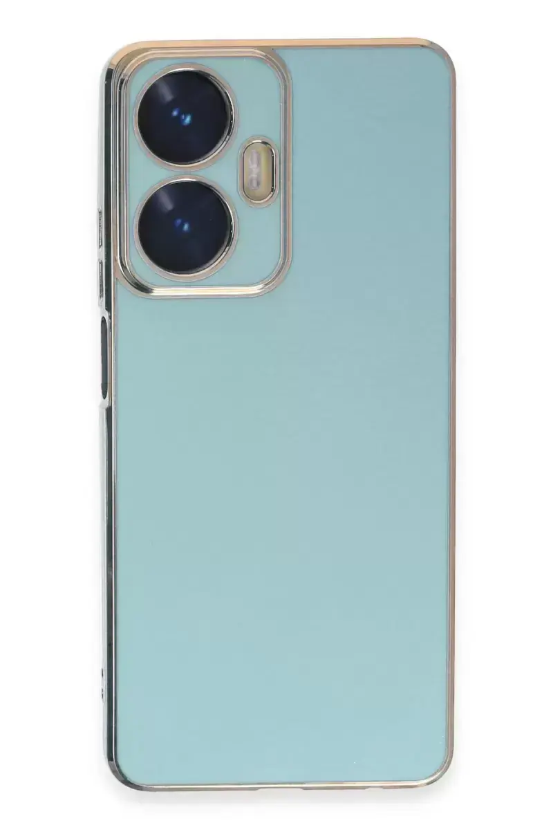 Newface Realme C55 Kılıf Volet Silikon - Açık Yeşil