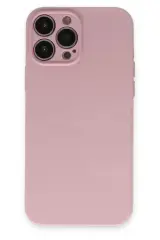 Newface Apple İphone 13 Pro Kılıf Nano İçi Kadife Silikon - Pembe