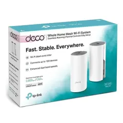 Tp-link Ac1200 Deco E4 1200mbps Mesh Wıfı Sistemi (ikili)