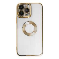 İphone 13 Pro Max Kılıf Slot Silikon - Gold