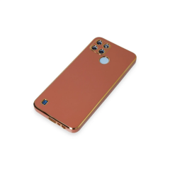 Realme C25y Kılıf Volet Silikon - Kırmızı