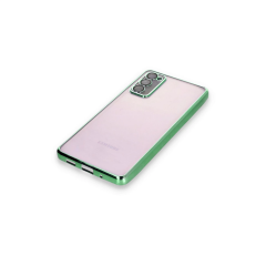 Samsung Galaxy S20 Fe Kılıf Razer Lensli Silikon - Yeşil
