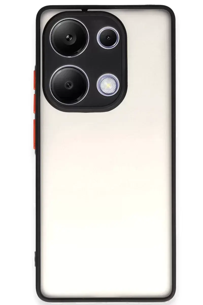Newface Xiaomi Redmi Note 13 Pro 4g Kılıf Montreal Silikon Kapak - Siyah