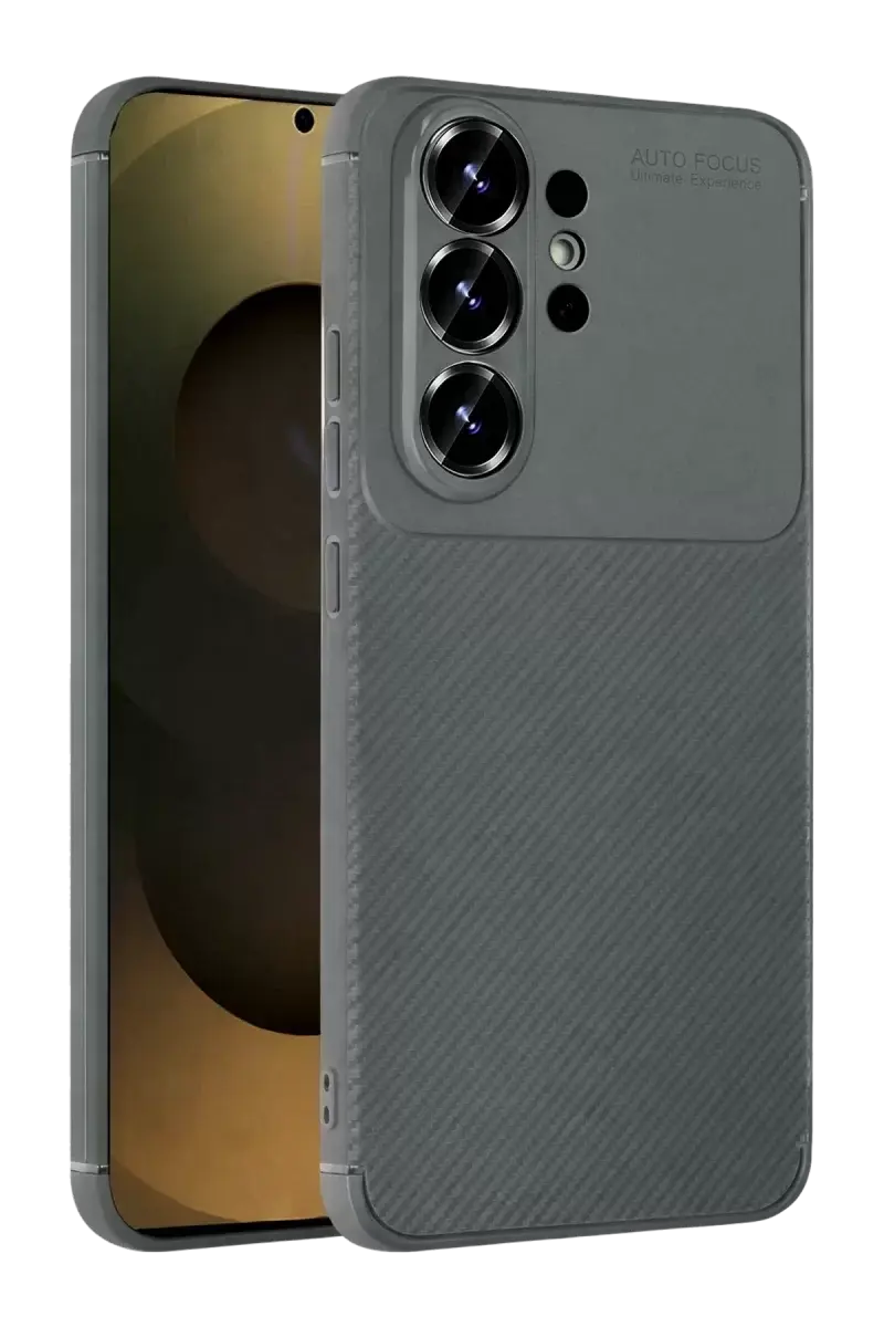 Newface Samsung Galaxy S26 Ultra Auto Focus Karbon Kapak - Gri