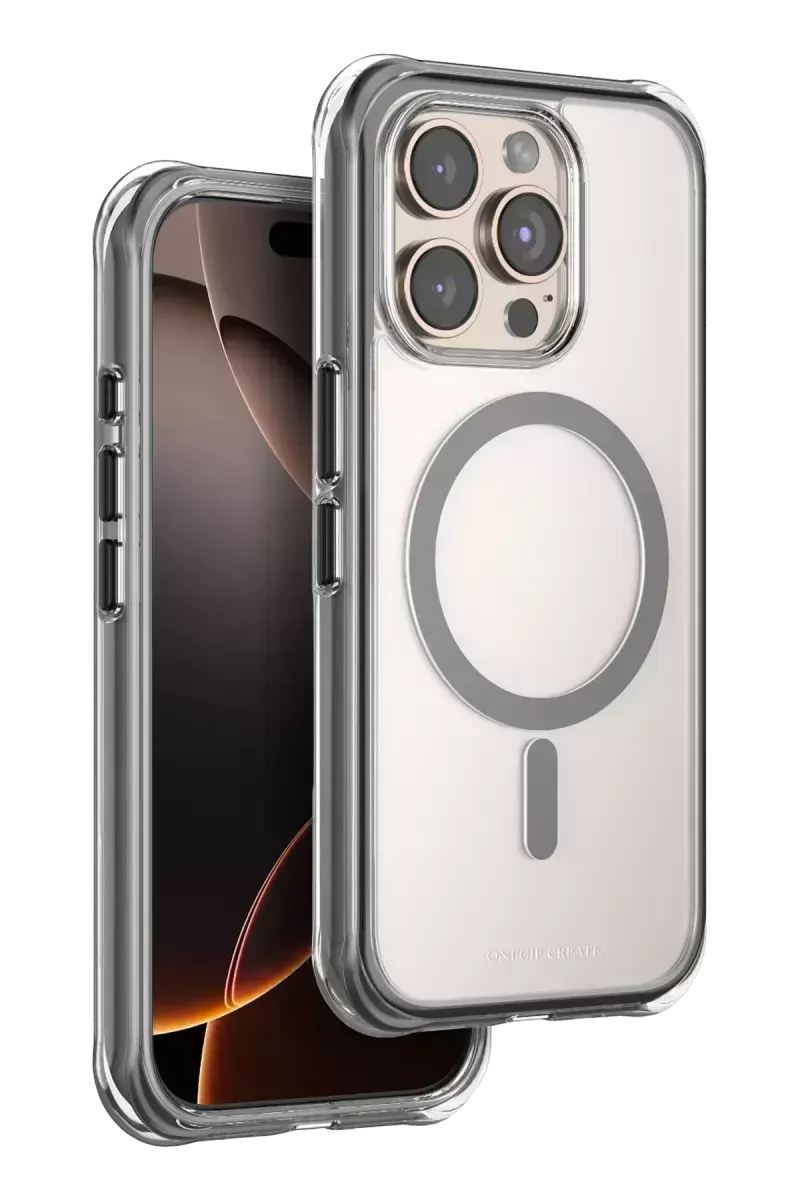 Onegif Apple İphone 15 Pro Max Hulk Magsafe Kapak - Siyah