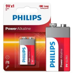 Philips 6lr61-p1b 9 Volt Power Alkalin Pil (tekli)