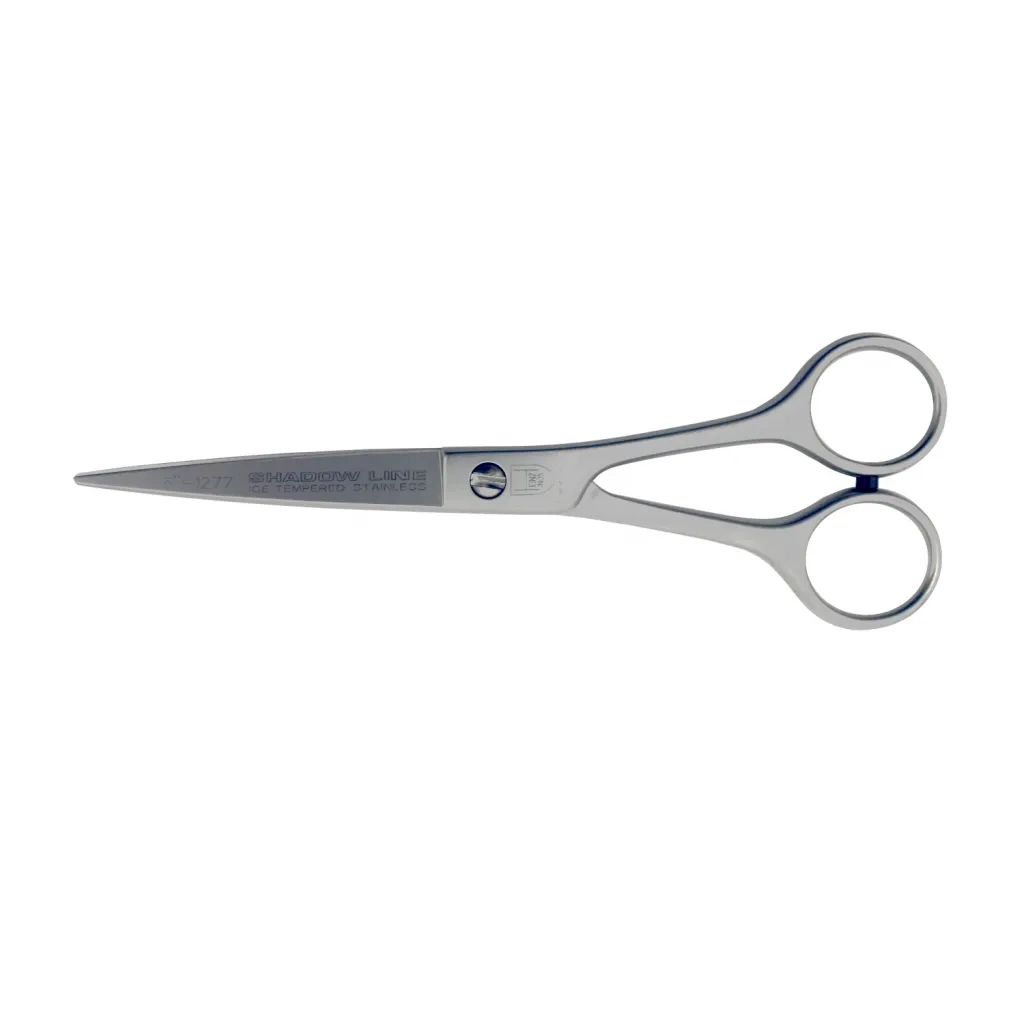 1278 M-539 Metal Saplı Düz Saç Makası No: 6,5 İnç / 16,51 Cm - Paslanmaz Çelik