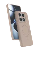 Newface Xiaomi Mi 14t Pro Regal Magsafe Standlı Kapak - Çöl Titanyum
