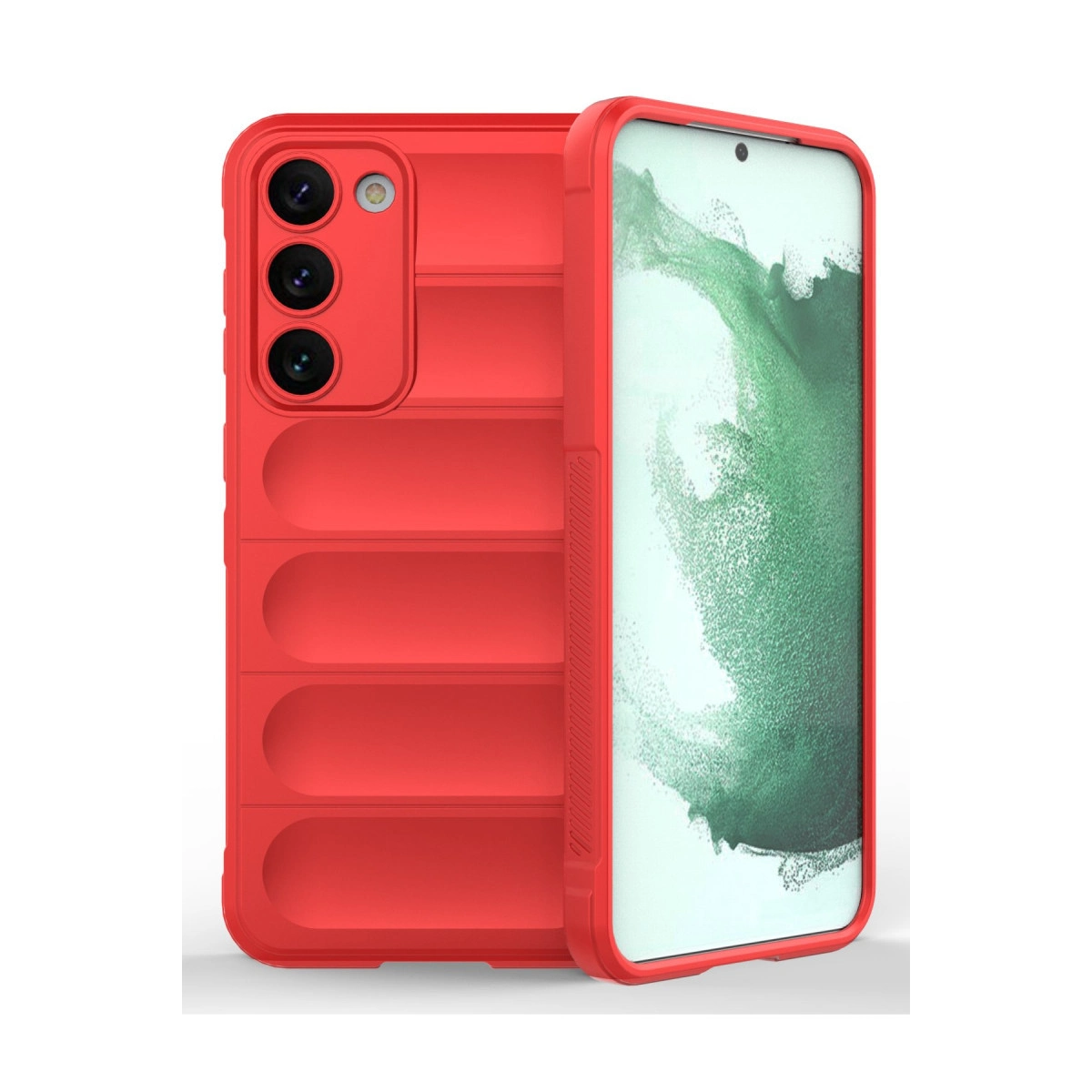 Samsung Galaxy S23 Plus Kılıf Optimum Silikon - Kırmızı